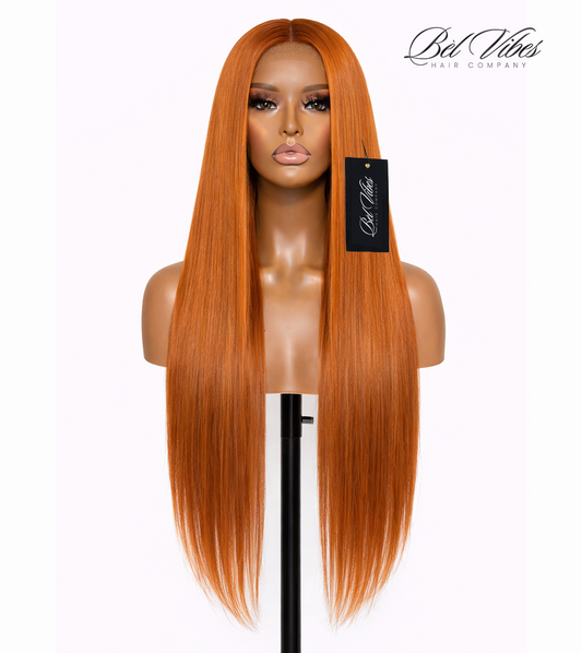Ginger 13x4 Transparent 200% Density Frontal Wig
