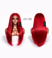 Ruby Red 13x4 HD 180% Density Frontal Wig