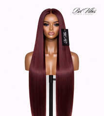 Burgundy Wine (99j) 13x6 HD 180% Density Frontal Wig
